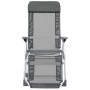 Klappbare Campingstühle mit Fußstütze 2 Stück Textilene grau von vidaXL, Gartenstühle - Ref: Foro24-360145, Preis: 169,38 €, ...