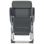 Klappbare Campingstühle mit Fußstütze 2 Stück Textilene grau von vidaXL, Gartenstühle - Ref: Foro24-360145, Preis: 169,38 €, ...