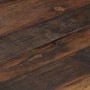 Mesa de centro acero inoxidable madera maciza traviesa dorado