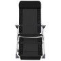 Klappbare Campingstühle mit Fußstütze, 2 Stück, Textilene schwarz von vidaXL, Gartenstühle - Ref: Foro24-360146, Preis: 179,0...