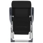 Folding camping chairs footrest 2 pcs textilene black by vidaXL, Garden chairs - Ref: Foro24-360146, Price: 178,86 €, Discoun...