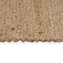 Alfombra de yute tejida a mano 120x180 cm natural