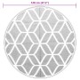 Alfombra de exterior ARAKIL gris Ø120 cm PP