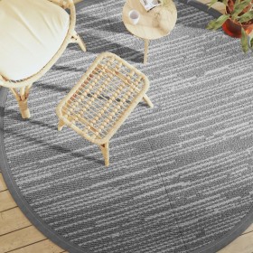 Alfombra exterior ARAKIL gris Ø200 cm PP