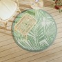 Alfombra de exterior ARAKIL verde Ø120 cm PP