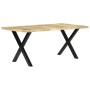 Esstisch aus massivem Mangoholz, 180 x 90 x 76 cm von vidaXL, Küchen- und Esstische - Ref: Foro24-283780, Preis: 435,03 €, Ra...