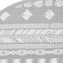 Alfombra de exterior ARAKIL gris Ø160 cm PP