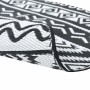 Alfombra de exterior ARAKIL negra Ø120 cm PP