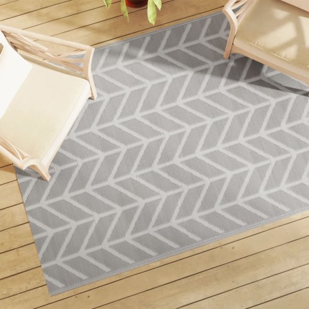 Alfombra exterior ARAKIL PP gris 140x200 cm en Protectores para exterior | Comprar online en Foro24