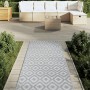 Alfombra exterior ARAKIL PP gris 80x250 cm