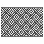 Alfombra de exterior ARAKIL blanca y negra 160x230 cm PP