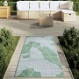 Alfombra de exterior PP ARAKIL verde 80x150 cm