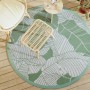 Alfombra exterior ARAKIL verde Ø160 cm PP