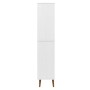 Librería MOLDE madera maciza de pino blanco 85x35x170,5 cm