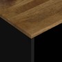 Mesa auxiliar madera maciza mango y tecnológica 40x31x46 cm