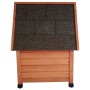 @Pet Casa de exterior para gatos madera marrón 57x45x43 cm de @Pet, Mobiliario para gatos - Ref: Foro24-430687, Precio: 71,79...