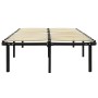 Estructura de cama sin colchón metal negro 160x200 cm