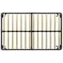 Estructura de cama sin colchón metal negro 160x200 cm