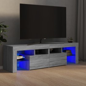 TV-Schrank mit LED-Leuchten Sonomagrau 140x36,5x40 cm von vidaXL, TV-Möbel - Ref: Foro24-822642, Preis: 95,51 €, Rabatt: %