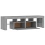 Mueble de TV con luces LED gris Sonoma 140x36,5x40 cm | Foro24.es | Tu tienda online para hogar, jardín y más Foro24.es