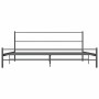 Estructura de cama sin colchón metal gris 180x200 cm