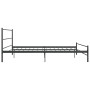 Estructura de cama sin colchón metal gris 180x200 cm