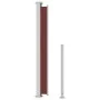 Ausziehbare Seitenmarkise für braune Terrasse 180x500 cm von vidaXL, Sonnenschirme - Ref: Foro24-313408, Preis: 102,92 €, Rab...