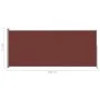 Ausziehbare Seitenmarkise für braune Terrasse 180x500 cm von vidaXL, Sonnenschirme - Ref: Foro24-313408, Preis: 102,92 €, Rab...