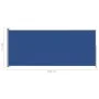 Einziehbare seitliche Gartenmarkise blau 180x500 cm von vidaXL, Sonnenschirme - Ref: Foro24-313409, Preis: 93,29 €, Rabatt: %