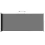 Retractable side awning for patio black 220x500 cm by vidaXL, Umbrellas - Ref: Foro24-313429, Price: 102,33 €, Discount: %