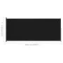 Retractable side awning for patio black 220x500 cm by vidaXL, Umbrellas - Ref: Foro24-313429, Price: 102,33 €, Discount: %