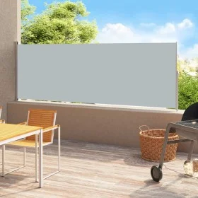 Retractable side awning for patio gray 220x500 cm by vidaXL, Umbrellas - Ref: Foro24-313431, Price: 106,59 €, Discount: %