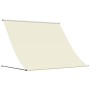 Toldo retráctil tela y acero crema 200x150 cm