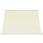 Toldo retráctil de tela y acero crema 250x150 cm
