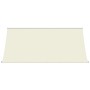 Toldo retráctil de tela y acero crema 300x150 cm