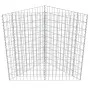 Arriate de gaviones de acero galvanizado 75x75x50 cm de vidaXL, Maceteros y jardineras - Ref: Foro24-143602, Precio: 41,41 €,...