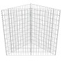 Gabionenbett aus verzinktem Stahl, 75 x 75 x 50 cm von vidaXL, Töpfe und Pflanzgefäße - Ref: Foro24-143602, Preis: 41,41 €, R...