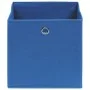 Aufbewahrungsboxen 4 Stück Stoff 32x32x32 cm blau von vidaXL, Aufbewahrungskörbe - Ref: Foro24-288337, Preis: 25,49 €, Rabatt: %