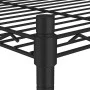 Storage shelf 4 levels wheels 90x35x142cm black 200kg by vidaXL, Industrial shelving - Ref: Foro24-324628, Price: 82,07 €, Di...