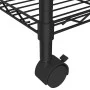 4-stöckiges Regal Räder 90x35x142cm schwarz 200kg von vidaXL, Industrieregale - Ref: Foro24-324628, Preis: 81,94 €, Rabatt: %