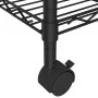 Storage shelf 5 levels and wheels 75x35x155 cm black 250 kg by vidaXL, Industrial shelving - Ref: Foro24-324630, Price: 96,75...