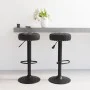 Taburetes de cocina 2 unidades terciopelo negro de vidaXL, Taburetes de cocina - Ref: Foro24-332992, Precio: 110,36 €, Descue...
