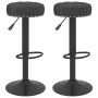 Taburetes de cocina 2 unidades terciopelo negro de vidaXL, Taburetes de cocina - Ref: Foro24-332992, Precio: 110,36 €, Descue...