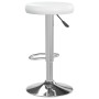 Kitchen stools 2 units white synthetic leather by vidaXL, Kitchen stools - Ref: Foro24-333097, Price: 102,72 €, Discount: %