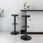 Kitchen stools 2 units black velvet by vidaXL, Kitchen stools - Ref: Foro24-333140, Price: 93,81 €, Discount: %