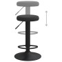 Taburetes de cocina 2 unidades terciopelo negro de vidaXL, Taburetes de cocina - Ref: Foro24-333140, Precio: 94,84 €, Descuen...