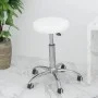 Silla de oficina giratoria de cuero sintético blanco de vidaXL, Sillas de oficina - Ref: Foro24-333151, Precio: 57,18 €, Desc...