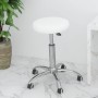 Silla de oficina giratoria de cuero sintético blanco de vidaXL, Sillas de oficina - Ref: Foro24-333151, Precio: 57,18 €, Desc...