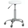 Silla de oficina giratoria de cuero sintético blanco de vidaXL, Sillas de oficina - Ref: Foro24-333151, Precio: 57,18 €, Desc...
