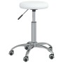 Silla de oficina giratoria de cuero sintético blanco de vidaXL, Sillas de oficina - Ref: Foro24-333151, Precio: 57,18 €, Desc...